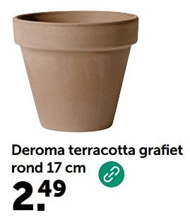 Promotions Deroma terracotta grafiet - Produit maison - Aveve - Valide de 08/05/2024 à 19/05/2024 chez Aveve