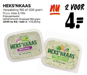 Promotions Heks’nkaas origineel - Heks'n Kaas - Valide de 08/05/2024 à 14/05/2024 chez Jumbo