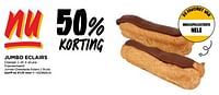 Promoties Jumbo chocolade eclairs - Huismerk - Jumbo - Geldig van 08/05/2024 tot 14/05/2024 bij Jumbo