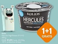 Promoties Kolios hercules high protein - Kolios - Geldig van 08/05/2024 tot 21/05/2024 bij OKay
