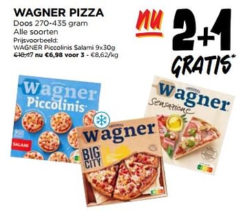Promoties Wagner piccolinis salami - Original Wagner - Geldig van 08/05/2024 tot 14/05/2024 bij Jumbo