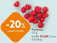 Promoties Frambozen - Huismerk - Okay Buurtwinkels - Geldig van 08/05/2024 tot 21/05/2024 bij OKay
