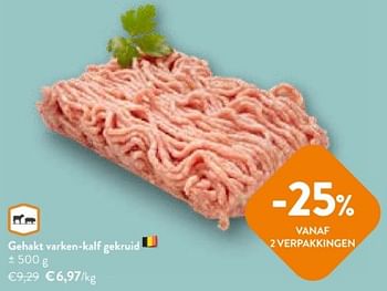 Promotions Gehakt varken-kalf gekruid - Huismerk - Okay Buurtwinkels - Valide de 08/05/2024 à 21/05/2024 chez OKay