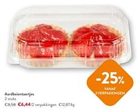 Promoties Aardbeientaartjes - Huismerk - Okay Buurtwinkels - Geldig van 08/05/2024 tot 21/05/2024 bij OKay
