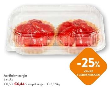Promoties Aardbeientaartjes - Huismerk - Okay Buurtwinkels - Geldig van 08/05/2024 tot 21/05/2024 bij OKay