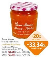 Promoties Bonne maman abrikozenconfituur - Bonne Maman - Geldig van 08/05/2024 tot 21/05/2024 bij OKay