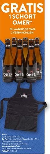 Promoties Omer sterk blond bier - Omer - Geldig van 08/05/2024 tot 21/05/2024 bij OKay
