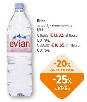 Promotions Evian natuurlijk mineraalwater - Evian - Valide de 08/05/2024 à 21/05/2024 chez OKay