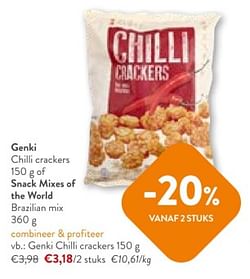 Genki chilli crackers
