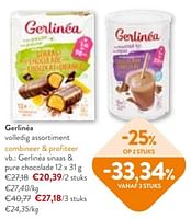 Promoties Gerlinéa sinaas + pure chocolade - Gerlinéa - Geldig van 08/05/2024 tot 21/05/2024 bij OKay