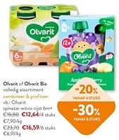 Promoties Olvarit spinazie-witvis-rijst - Olvarit - Geldig van 08/05/2024 tot 21/05/2024 bij OKay