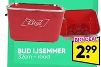 Promoties Bud ijsemmer - Bud - Geldig van 06/05/2024 tot 19/05/2024 bij Big Bazar