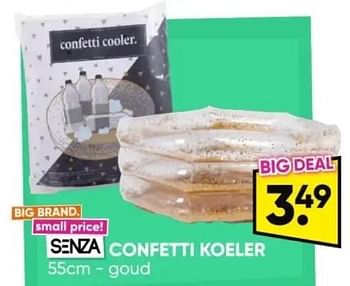 Promoties Confetti koeler - Senza - Geldig van 06/05/2024 tot 19/05/2024 bij Big Bazar