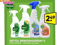 Promoties Dettol reinigingsspray`s - Dettol - Geldig van 06/05/2024 tot 19/05/2024 bij Big Bazar