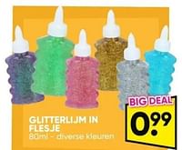 Promoties Glitterlijm in flesje - Huismerk - Big Bazar - Geldig van 06/05/2024 tot 19/05/2024 bij Big Bazar
