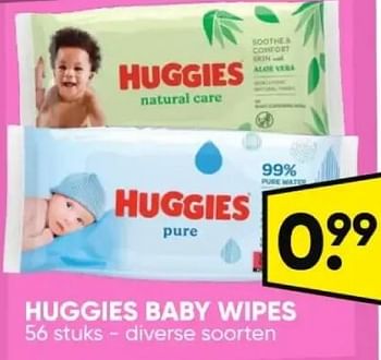 Promoties Huggies baby wipes - Huggies - Geldig van 06/05/2024 tot 19/05/2024 bij Big Bazar
