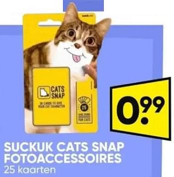 Promoties Suckuk cats snap fotoaccessoires - Suck UK - Geldig van 06/05/2024 tot 19/05/2024 bij Big Bazar
