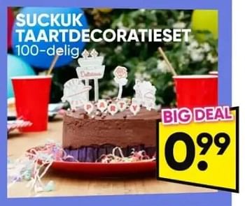 Promoties Suckuk taartdecoratieset - Suck UK - Geldig van 06/05/2024 tot 19/05/2024 bij Big Bazar
