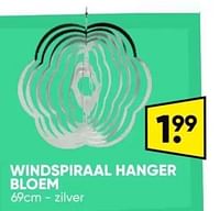 Windspiraal hanger bloem-Huismerk - Big Bazar