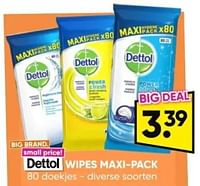 Wipes maxi pack-Dettol