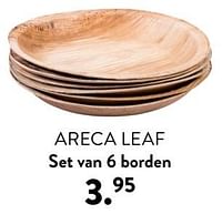 Areca leaf set van 6 borden-Huismerk - Casa