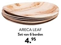 Areca leaf set van 6 borden-Huismerk - Casa