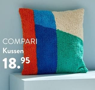 Promotions Compari kussen - Produit maison - Casa - Valide de 02/05/2024 à 14/06/2024 chez Casa