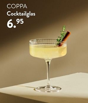 Promotions Coppa cocktailglas - Produit maison - Casa - Valide de 02/05/2024 à 14/06/2024 chez Casa
