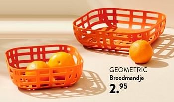 Promotions Geometric broodmandje - Produit maison - Casa - Valide de 02/05/2024 à 14/06/2024 chez Casa