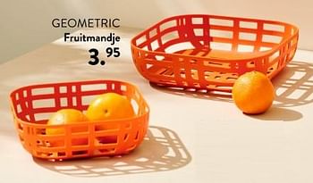 Promotions Geometric fruitmandje - Produit maison - Casa - Valide de 02/05/2024 à 14/06/2024 chez Casa
