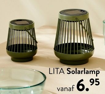 Promoties Lita solarlamp - Huismerk - Casa - Geldig van 02/05/2024 tot 14/06/2024 bij Casa