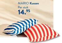 Promoties Mario kussen - Huismerk - Casa - Geldig van 02/05/2024 tot 14/06/2024 bij Casa