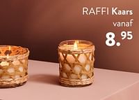Promoties Raffi kaars - Huismerk - Casa - Geldig van 02/05/2024 tot 14/06/2024 bij Casa
