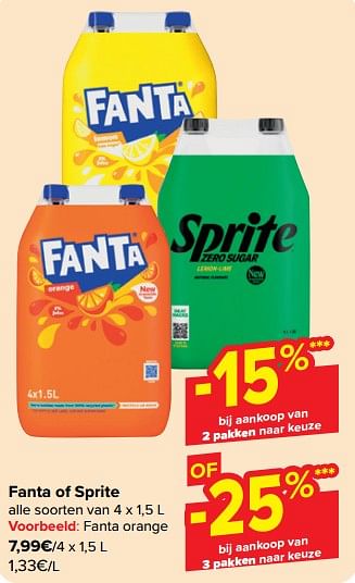 Promotions Fanta orange - Fanta - Valide de 08/05/2024 à 21/05/2024 chez Carrefour
