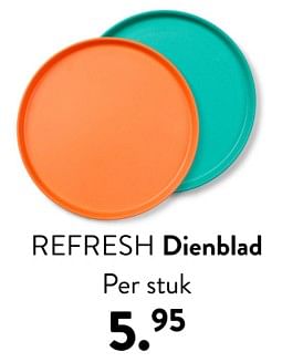 Promotions Refresh dienblad - Produit maison - Casa - Valide de 02/05/2024 à 14/06/2024 chez Casa
