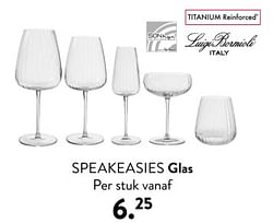 Speakeasies glas