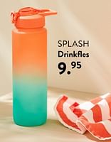 Promoties Splash drinkfles - Huismerk - Casa - Geldig van 02/05/2024 tot 14/06/2024 bij Casa