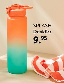 Splash drinkfles