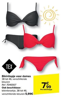 Bikinitopje voor dames-Tex