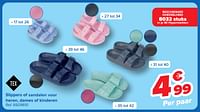 Promoties Slippers of sandalen voor heren, dames of kinderen - Tex - Geldig van 08/05/2024 tot 21/05/2024 bij Carrefour