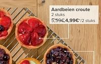 Promoties Aardbeien croute - Huismerk - Carrefour  - Geldig van 08/05/2024 tot 21/05/2024 bij Carrefour