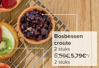 Promoties Bosbessen croute - Huismerk - Carrefour  - Geldig van 08/05/2024 tot 21/05/2024 bij Carrefour