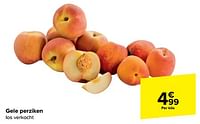 Gele perziken-Huismerk - Carrefour 