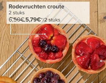 Promotions Rodevruchten croute - Produit maison - Carrefour  - Valide de 08/05/2024 à 21/05/2024 chez Carrefour