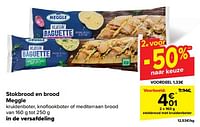 Promoties Stokbrood met kruidenboter - Meggle - Geldig van 08/05/2024 tot 21/05/2024 bij Carrefour