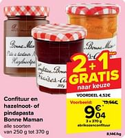 Promoties Abrikozenconfituur - Bonne Maman - Geldig van 08/05/2024 tot 21/05/2024 bij Carrefour