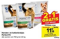 Promoties Brokjes met kip voor gesteriliseerde katten - Perfect Fit  - Geldig van 08/05/2024 tot 21/05/2024 bij Carrefour