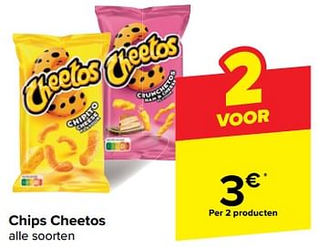 Promotions Chips cheetos - Cheetos  - Valide de 08/05/2024 à 21/05/2024 chez Carrefour