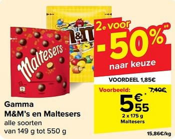 Promotions Maltesers - Maltesers - Valide de 08/05/2024 à 21/05/2024 chez Carrefour