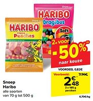 Promoties Perziken - Haribo - Geldig van 08/05/2024 tot 21/05/2024 bij Carrefour